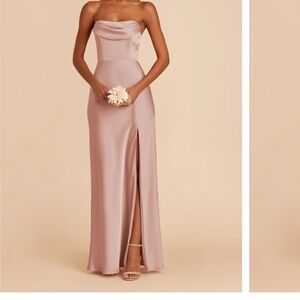 Birdy Grey Mia Dress Matte Satin English Rose